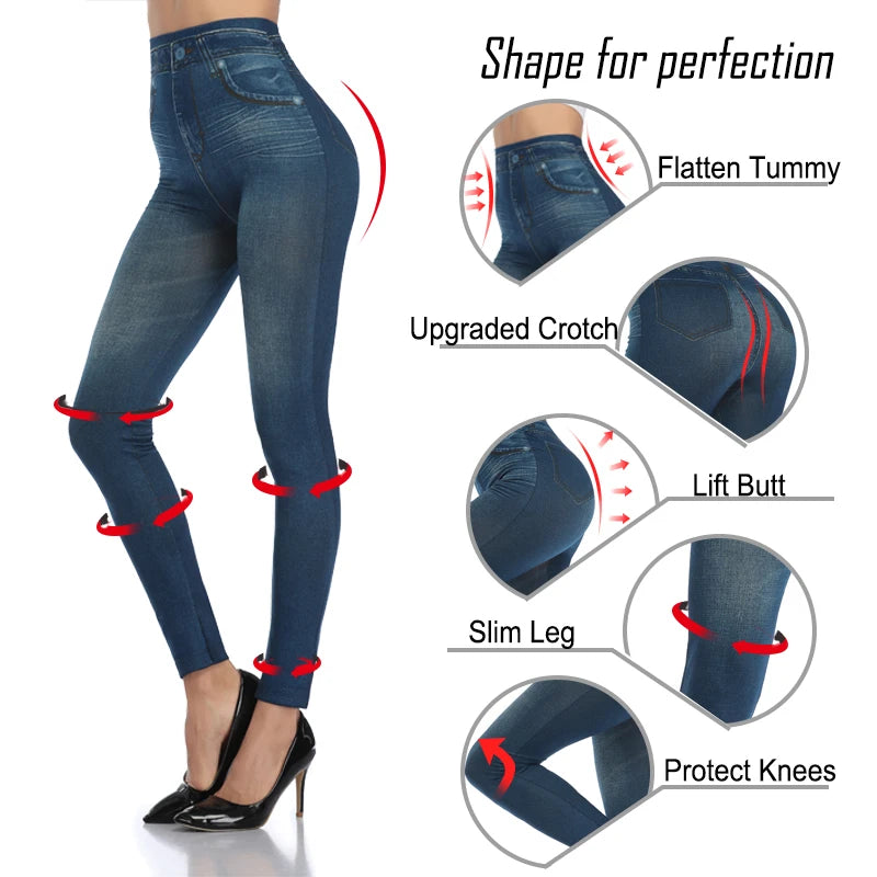 Calça legging Jeans