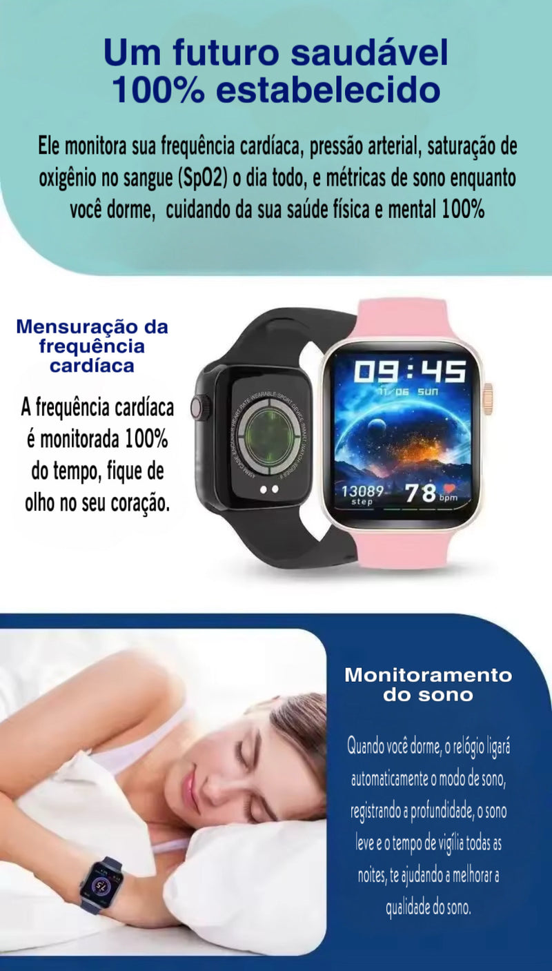 Relógio Inteligente Smart Watch S8 Bluetoth IOS Android