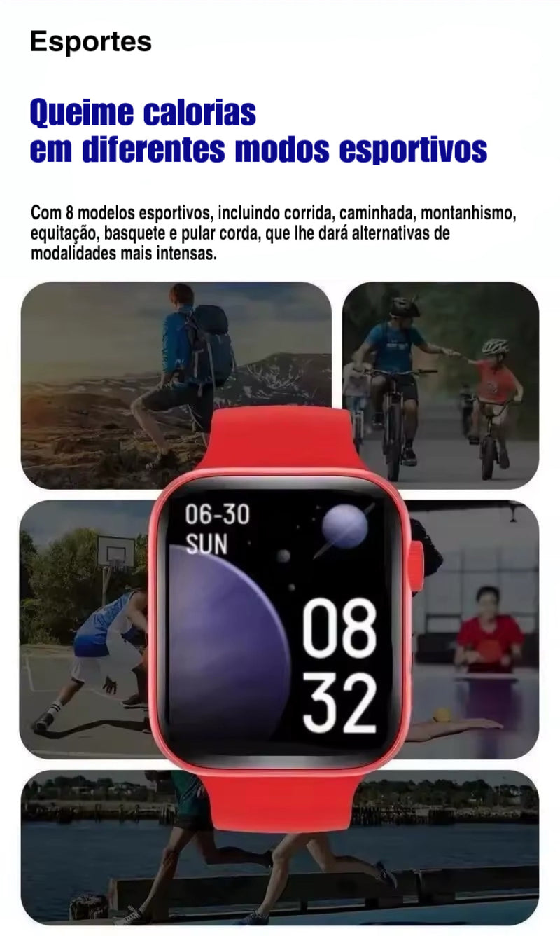 Relógio Inteligente Smart Watch S8 Bluetoth IOS Android