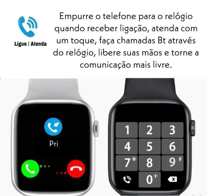 Relógio Inteligente Smart Watch S8 Bluetoth IOS Android