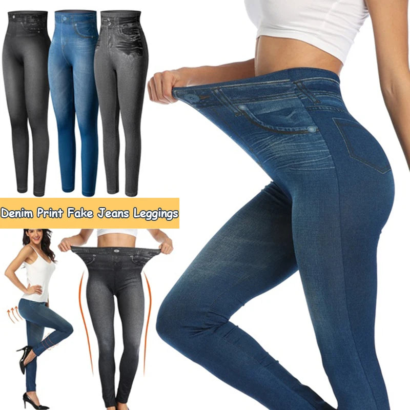 Calça legging Jeans